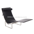 Poul Kjarholm PK24 Leather Chaise Lounge Chair